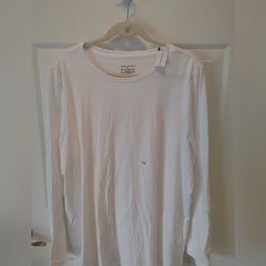 White cotton long sleeve